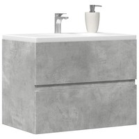 Badschrank Betongrau 60X38,5X45 Cm Holzwerkstoff
