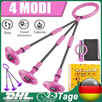 MARKENLOS Kinder Blinkender Springring Fußkreisel Faltbarer Ankle Skip Ball Sprungball DE