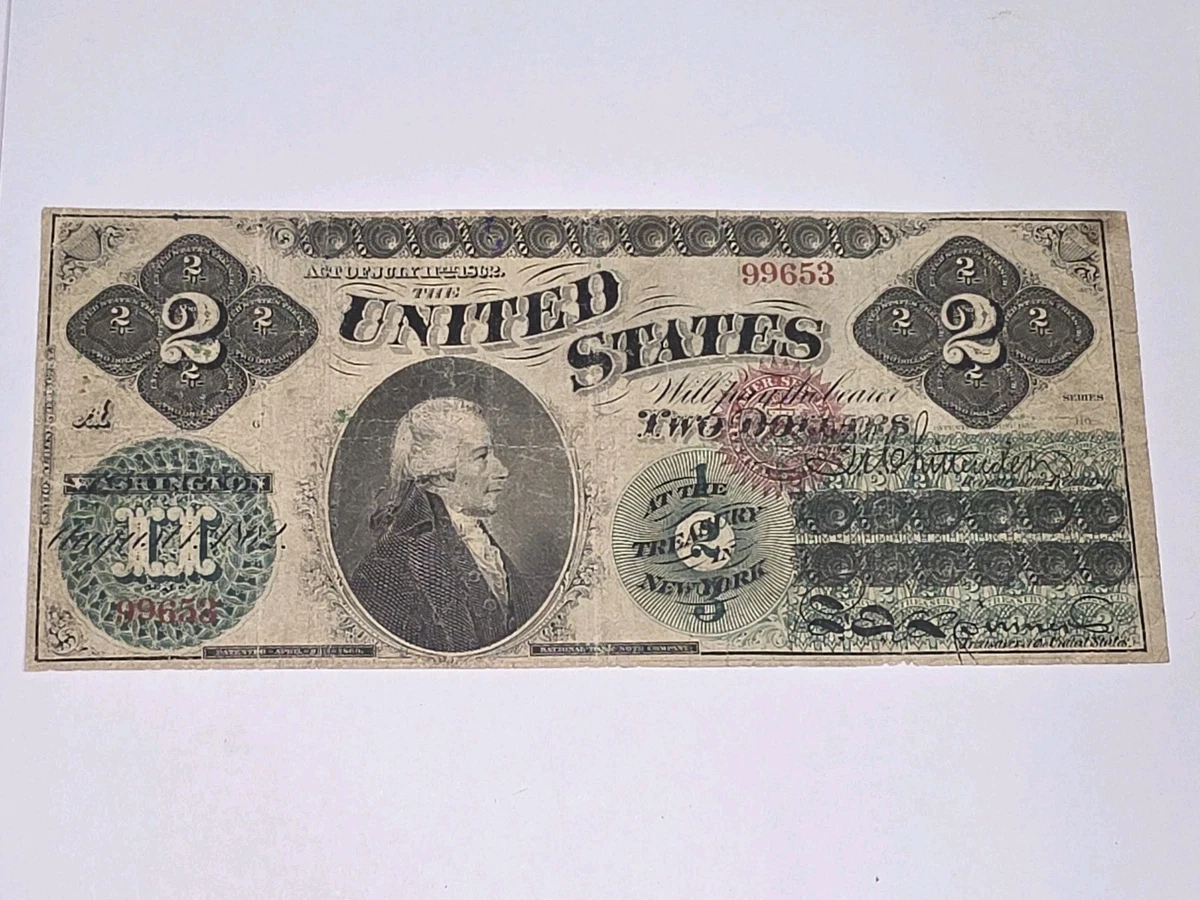 $2 1862 Year United States Large Size Notes for sale | eBay