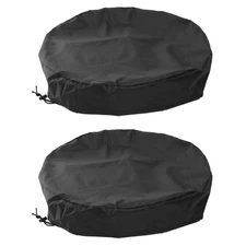 2 Pack Mesh Cover for Rain Barrels Lawn Mower Waterproof Heavy Duty