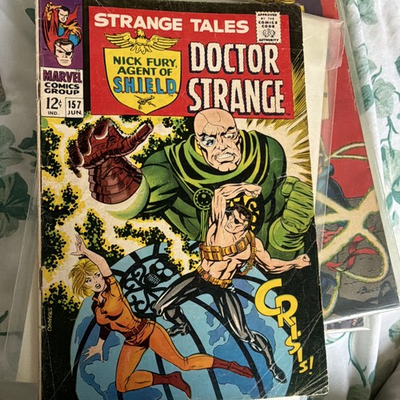 #ad Marvel Comics Strange Tales #157 1967 Nick Fury S.H.I.E.L.D. Doctor Strange $100.00