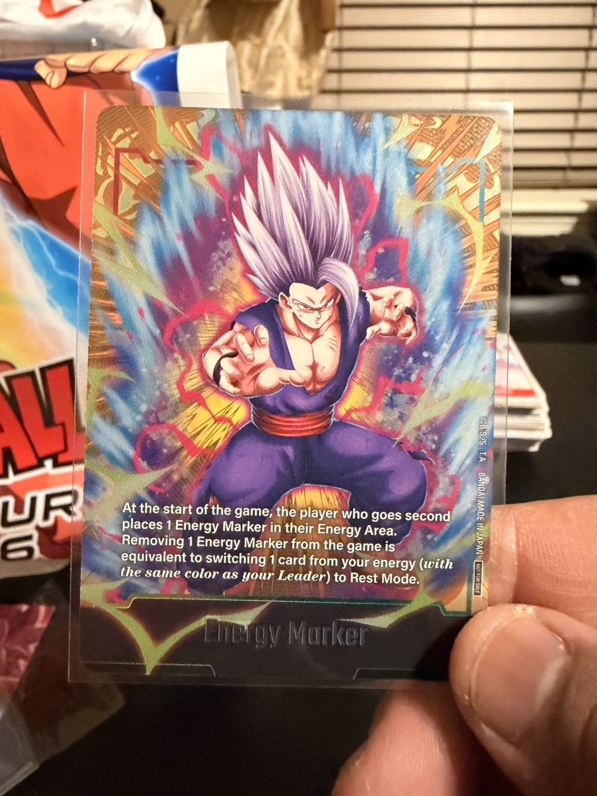Dragonball Super Fusion World 2nd Anniversary “Beast Gohan” Energy Marker SILVER