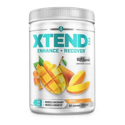 Xtend Scivation EAA + BCAA Powder | Muscle 11.6 Ounce (Pack of 1), Mango 