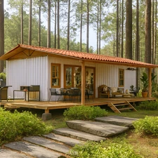 Container house plans - 2 bedrooms - 2 bathrooms - Digital PDF File