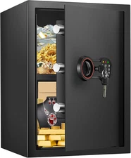 Large Home Safe, Fireproof Waterproof Digital Keypad Removable Shelf