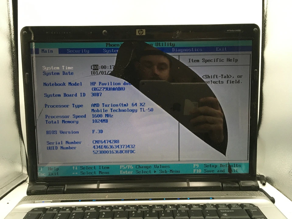 HP PAVILION DV6000 - LOT OF 2 - FOR PARTS - AMD TURION X2 - 1GB RAM - READ - BB - Image 2 of 4