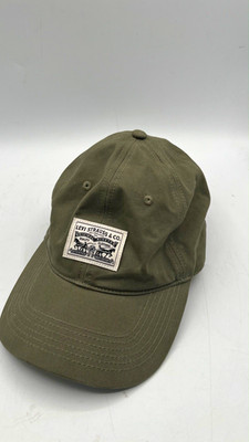 Levi's Men's Solid Green Baseball Cap Hat One Size Adjustable Style AB-16