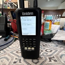 Uniden BCD436HP Portable Handheld Scanner Black VHF/UHF 100CH NOAA Weather