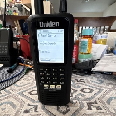 Uniden BCD436HP Portable Handheld Scanner Black VHF/UHF 100CH NOAA Weather