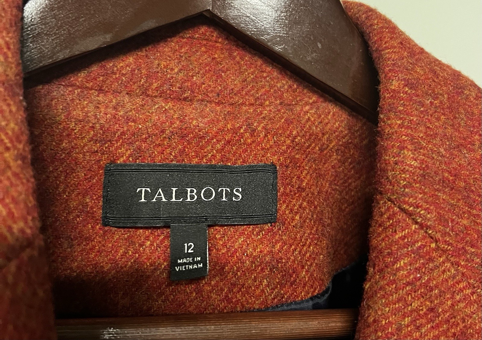 Talbots Rust Blazer Jacket Button Lined Pockets W… - image 2