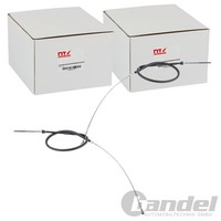 2X Nty Handbremsseile Passend FüR Seat Cordoba Ibiza Skoda Fabia Vw Fox Polo