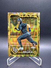 Jonny DeLuca 2024 Topps Chrome Gilded Collection #5/25 Rookie Card RC