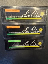 Lee Oskar / Tombo Harmonica Set   3 Harps various Keys  Tunings 