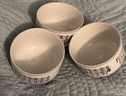 Set of 3 Japanese PORCELAIN TEACUPS Yunomi Japanese Poem Kanji Sencha Gold Trim — photo 4