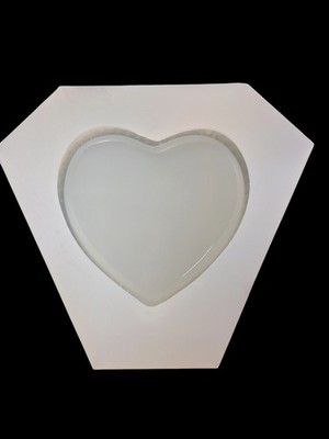 Handmade Heart Scallop Dish Mold For Resin