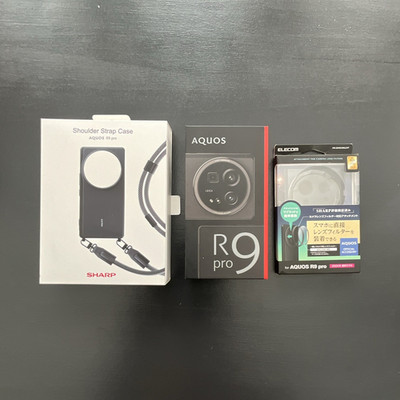 Sharp AQUOS R9 pro 512GB Black Unlocked 5G Android Open Box w/ Accessories