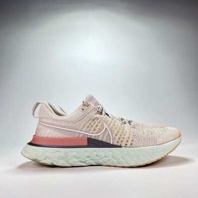 Nike React Infinity Run Flyknit 2 Pink Running Shoes CT2423-007 Women's Size 9