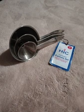 HAROLD IMPORT 3 PIECE Funnel SET Stainless STEEL W/Handle Easy Clean CONDIMENT