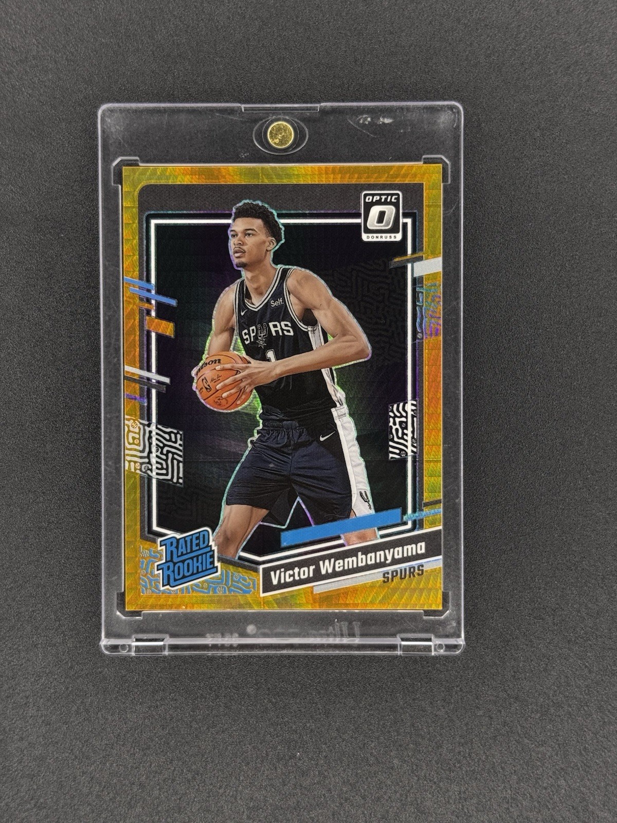 2023 Panini Donruss Optic Victor Wembanyama Rated Rookie Hyper Orange /99