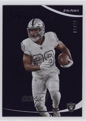 2023 Panini Prestige Xtra Points Purple 77/99 Josh Jacobs #156 1o8k
