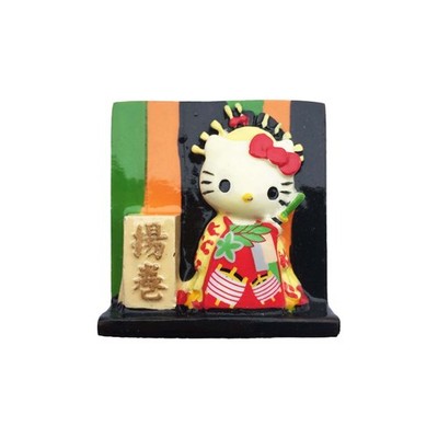 Hello Kitty 3D Kimono Fridge Magnet Kabuki Agemaki Souvenir Gift Japan 2014