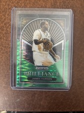 2023 Panini Prizm Draft Picks #16 James Harden Brilliance Green Pulsar SP /25