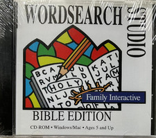 Word Search Wordsearch Studio Bible Edition Family Interactive 2005 - New Sealed