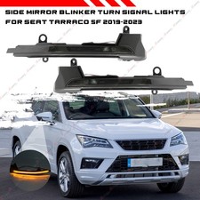Spiegelblinker Außenspiegel Blinker Schwarz für Seat Ateca 16-23 Tarraco 19-23