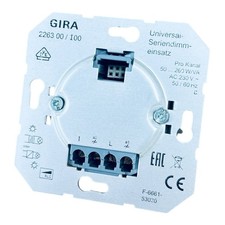 Gira 2263 00 Universal-Seriendimmer Einsatz / 226300