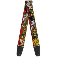 Guitar Strap - Born To Raise Hell Red (Us Import) Acc Neu