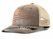 Ariat Youth Patriot Brown Flag - Hats Cap - A300081802