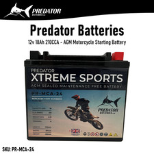 12v 18Ah 210CCA AGM Motorcycle Battery (YTX20L-BS)
