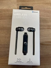 Vivitar Bluetooth Wireless Earbuds Black Microphone Mic *NEW*