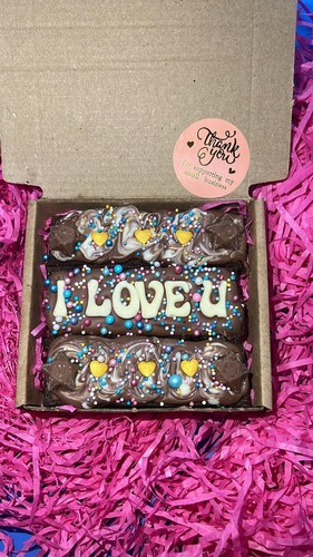Customizable delicious brownies/postal/any occasion/personalised/small gift - Picture 5 of 6