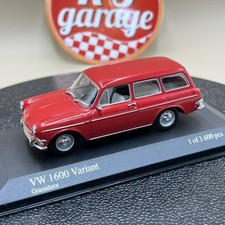 Minichamps 1/43 Vw 1600 Variant Volkswagen 1966 Red 430055310