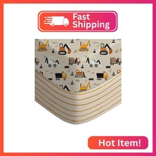 Yoofoss Pack and Play Sheets Fitted, Mini Crib Sheets 2-Pack for Pack N Play Mat