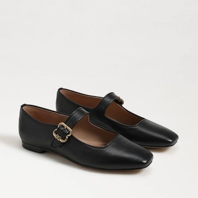 Sam Edelman Mary Jane Flats Black 10 M New $151.00