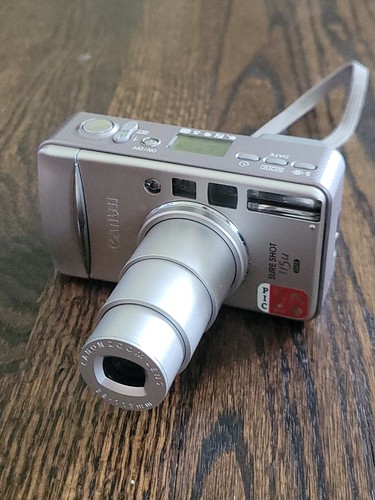 Canon Sure Shot 115u Date 35mm Zoom Lens Point & Shoot Film Camera - TESTED - Picture 4 of 13