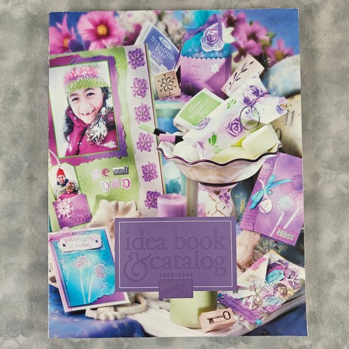 Stampin' Up! Idea Book & Catalog 2003-2004 Scrapbooking Stamping Guide 256pg USA