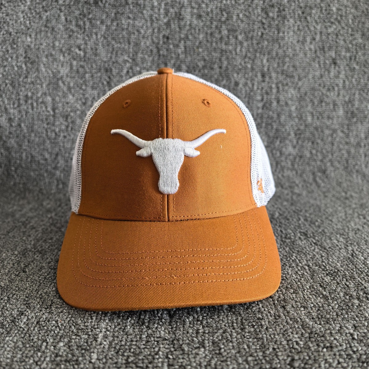 '47 Brand Texas Longhorns NCAA Trucker Hat Burnt Orange White Snapback Cap E931