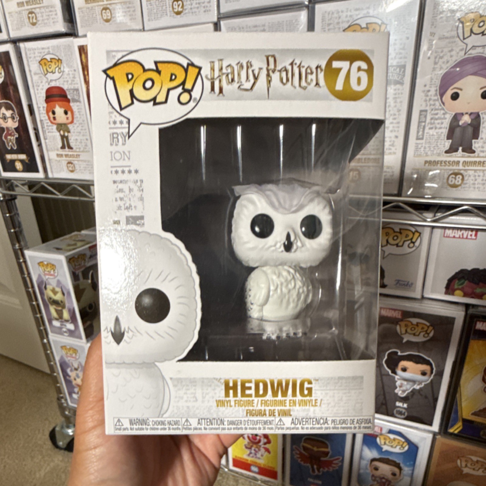 Funko Harry Potter Hedwig #76 Vinyl Figure Fantasy Figurine 