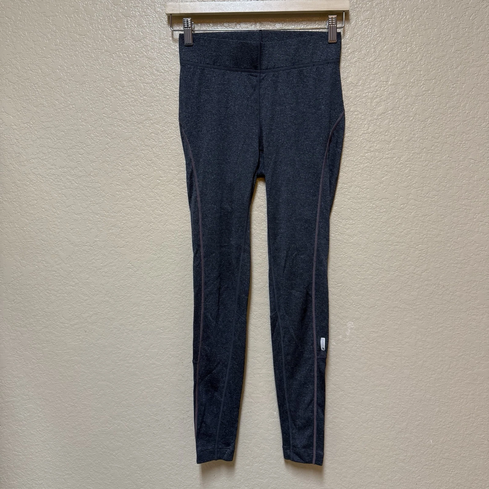 Mountain Hardwear Wool Blend Sz XS Gray Outdoors Activewear Leggings Base Layer