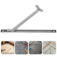 2Pcs Silver Casement Window Restrictor Locks Adjustable Child Safety Guard