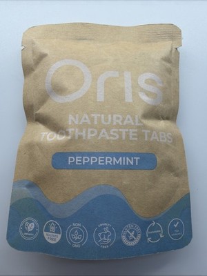 Oris Natural Toothpaste Tabs  Chewable Toothpaste Tablets for Sensitive Teeth...