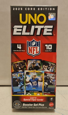 UNO Elite NFL 2025 Core Edition Booster Set Plus - New D