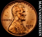 1955-S Lincoln Wheat Cent- Choice Gem Brilliant Uncirculated Luster #i8766