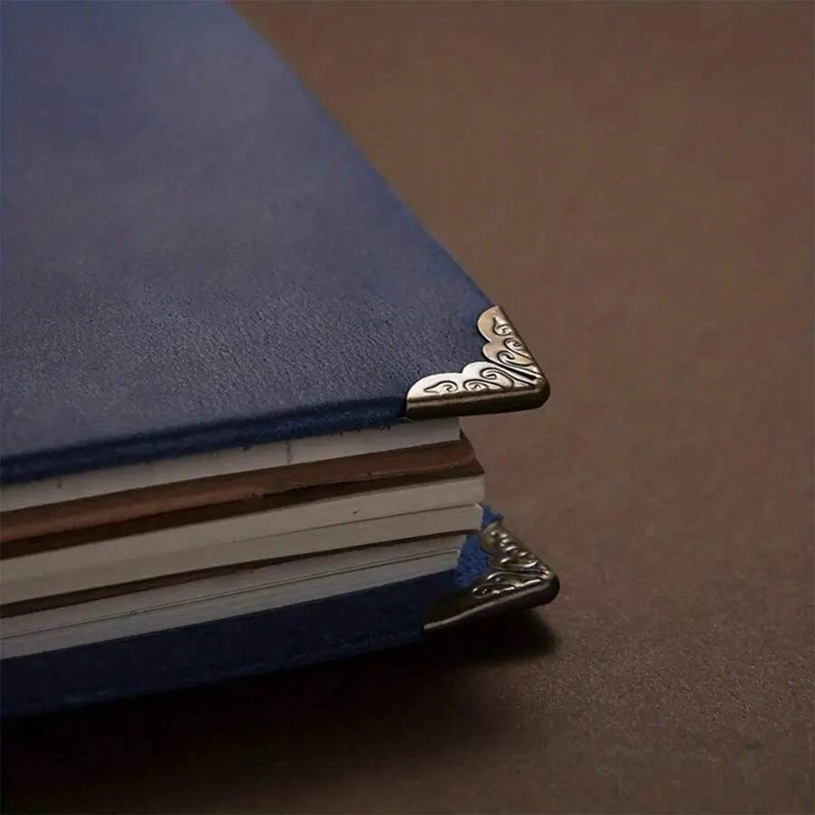 Álbum de recortes diario menú álbumes protectores de esquina libro triángulo metal guardias de esquina Foto 3 de 4