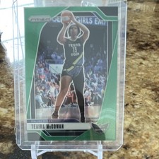 Panini Prizm WNBA 2024 Teaira McCowan #105 Dallas Wings Green Parallel