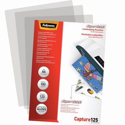 Fellowes Capture125 SuperQuick Laminierfolien glänzend für A4 125 micron,...