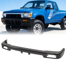Black Steel Front Bumper Face Bar For Toyota Pickup Truck 1989-95 2wd To1002101